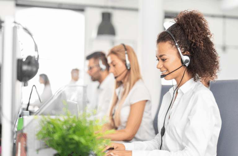 Contact centre staff