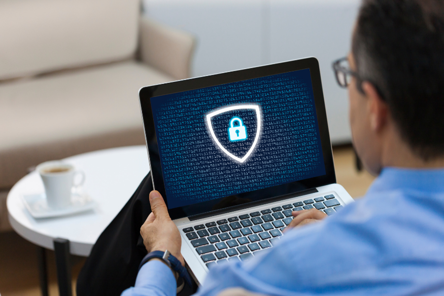 Locked computer screen